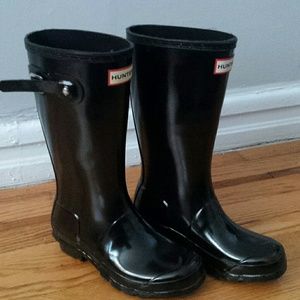 Hunter original gloss rain boots